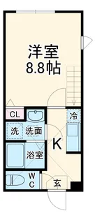 LEXIA中山【1階】の間取り