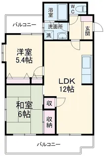 サンフレア柿の木台【1階】の間取り