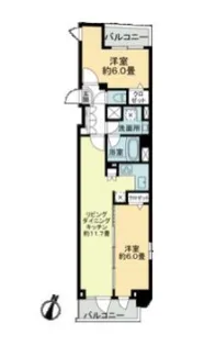 プレセダン石神井公園【8階】の間取り