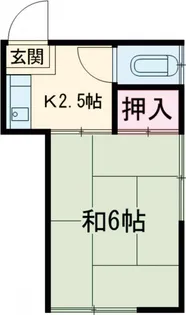 島崎荘【203号室】の間取り