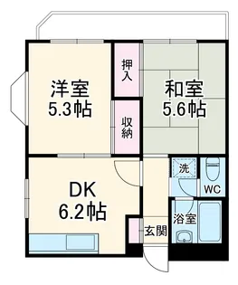 メゾンクレールⅡ【2階】の間取り