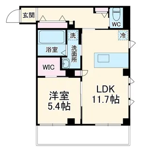 フリージアおおたかの森【2階】の間取り