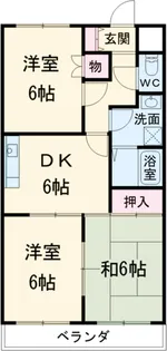 原第7マンション【1階】の間取り