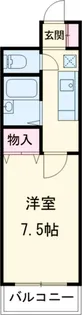 ロードサイドヒルズ【208号室】の間取り