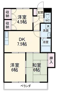 原第8マンション【2階】の間取り