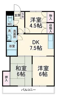 原第8マンション【2階】の間取り