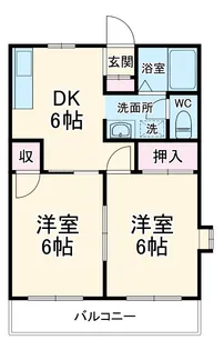 グランドール青葉台【1階】の間取り