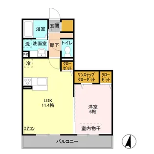 アベリア【3階】の間取り