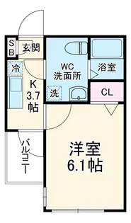 WITH PLACEさがみ野【1階】の間取り