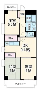 パークロード相模原【4階】の間取り