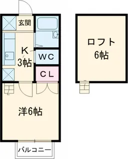 リベルタベル24【2階】の間取り