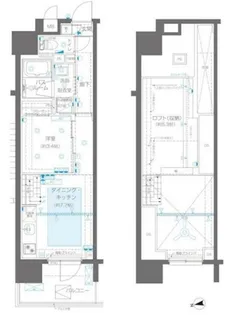 ZOOM新宿御苑前【15階】の間取り