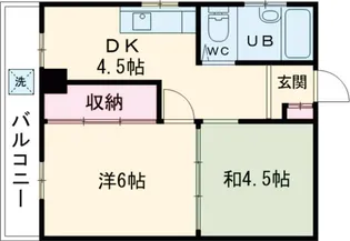 日東ビル【5階】の間取り