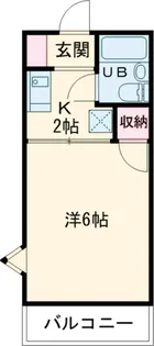 アーバンガーデニア【2階】の間取り