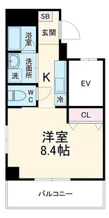 パークシエスタ滝井【5階】の間取り