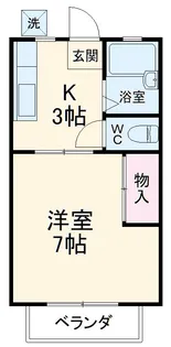 コーポシティ 1【1階】の間取り