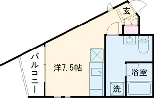 レピュア十条レジデンス【1階】の間取り
