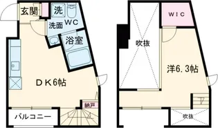 レピュア十条レジデンス【4階】の間取り
