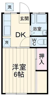 パナハイツ藤木【1階】の間取り