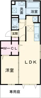 シャルート【201号室】の間取り