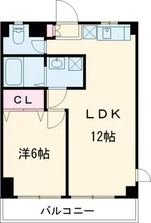 第5サンキビル【401号室】の間取り