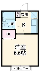 第五稲荷荘【2階】の間取り