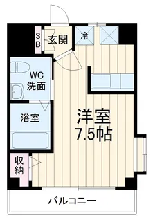 ホワイトレジデンス鷺沼【101号室】の間取り