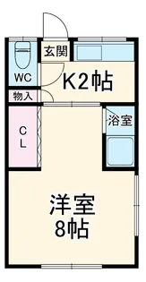 ハイツピジョン【2階】の間取り