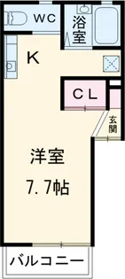 カルチェ南柏【3階】の間取り