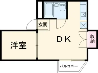 エメラルドハイム平和台【203号室】の間取り