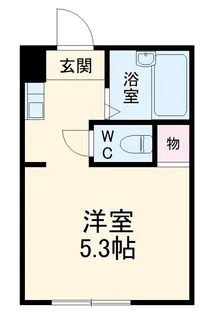 ロッシェル相模原一号棟【105号室】の間取り