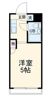 グリーンキューブビル【203号室】の間取り