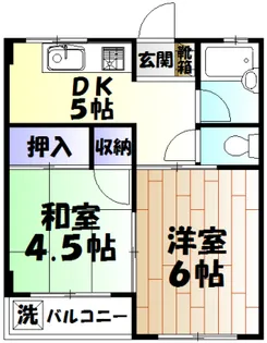 メゾンスウィート【203号室】の間取り