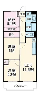 ISM三郷【5階】の間取り