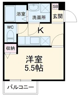 Fleur s−kashiwa【1階】の間取り