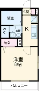 フォレットおおたか【2階】の間取り
