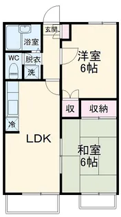 グランハイム栄 B棟【2階】の間取り