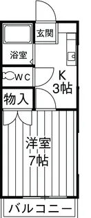 セントラルハイムC棟【404号室】の間取り