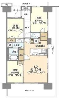 セントラルレジデンスおおたかの森【2階】の間取り