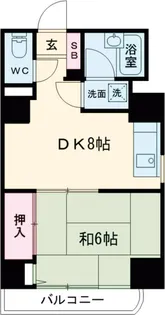 サンフィールド町屋【5階】の間取り