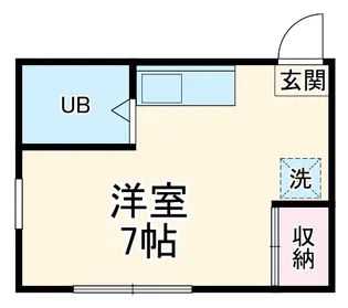 ハイツイイジマ【1階】の間取り