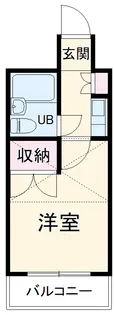 キャトルセゾン清新【3階】の間取り