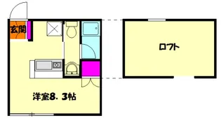 イーコモン【2階】の間取り