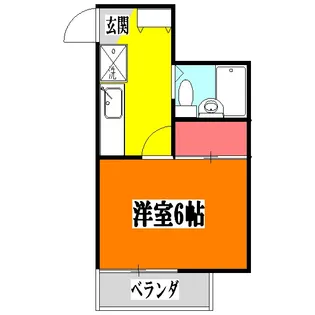 ヴィラ カスガ【2階】の間取り