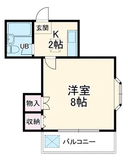 ロマネ春日部【101号室】の間取り