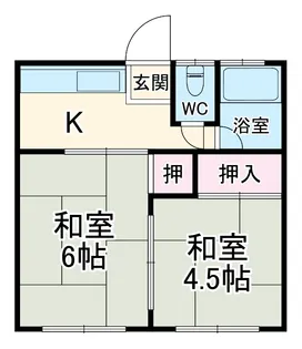 コーポ寿【203号室】の間取り