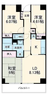 アーバンパーク市ヶ尾【3階】の間取り