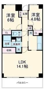 アーバンパーク市ヶ尾【4階】の間取り