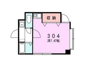 ベルカント【3階】の間取り