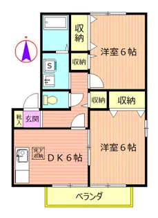 ラフォーレ【101号室】の間取り